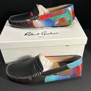 Robert Graham NWT Sonny driving loafers. Size 10. Magnificent pair of shoes